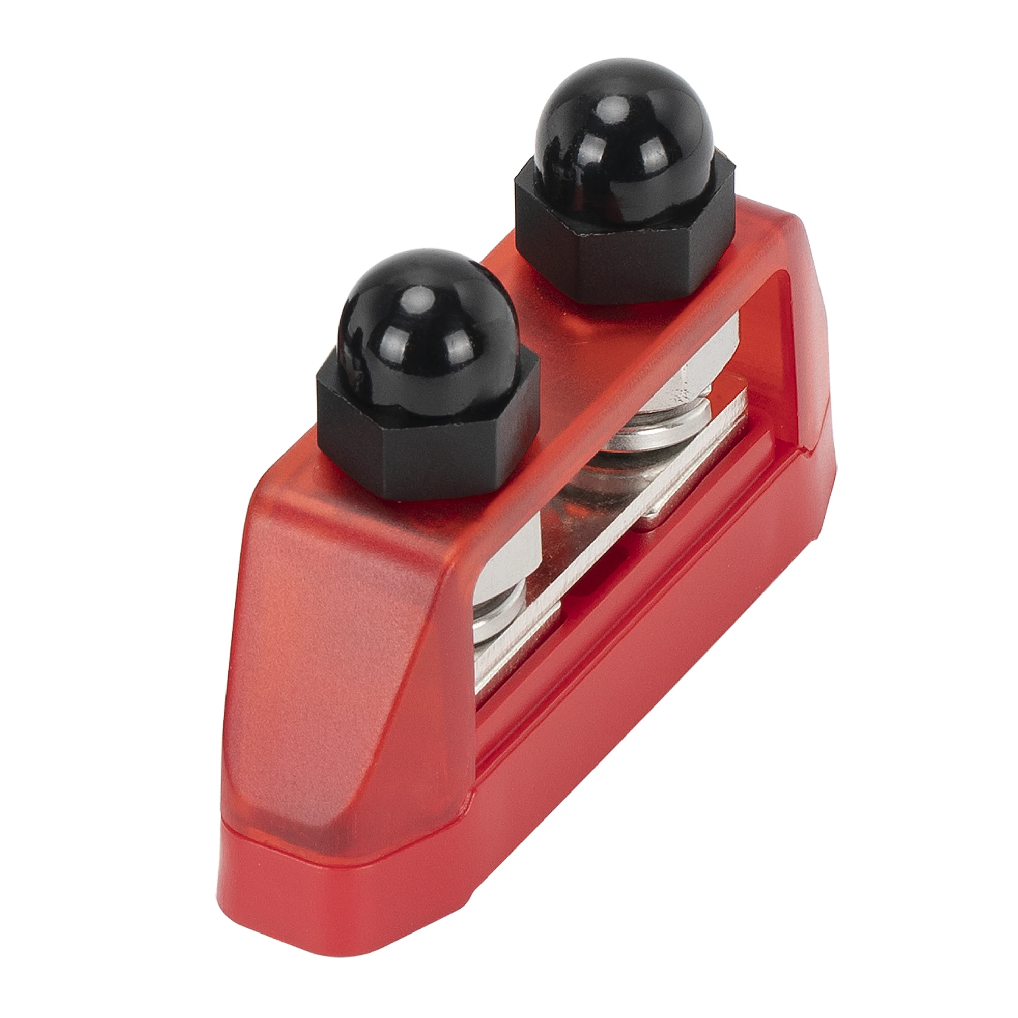 Marine-Stromverteilerblock 12V 250A, 12-Volt-DC-Sammelschiene mit M8 M10 Doppelbolzen, Batterie-Stromschiene für Boote und Automobile