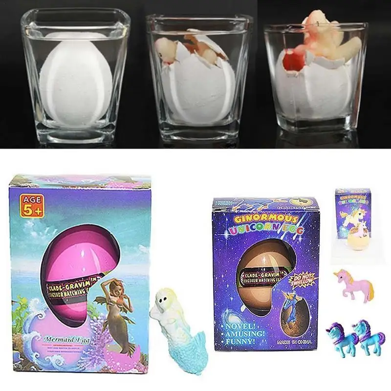 Revivable Egg Growing In Water Pets Hatching Dinosaur Egg Children Kids Gift Toy Animal Crack In About 12-24 Hours