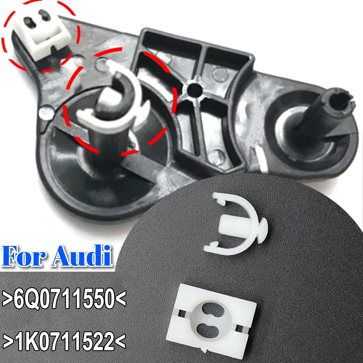 Gear Selector Mechanism Front Sliding Shoe 6Q0711550 1K0711522 Automotive Spare Accessories For Audi A1 8X A3 8P Q3 8U TT 8J