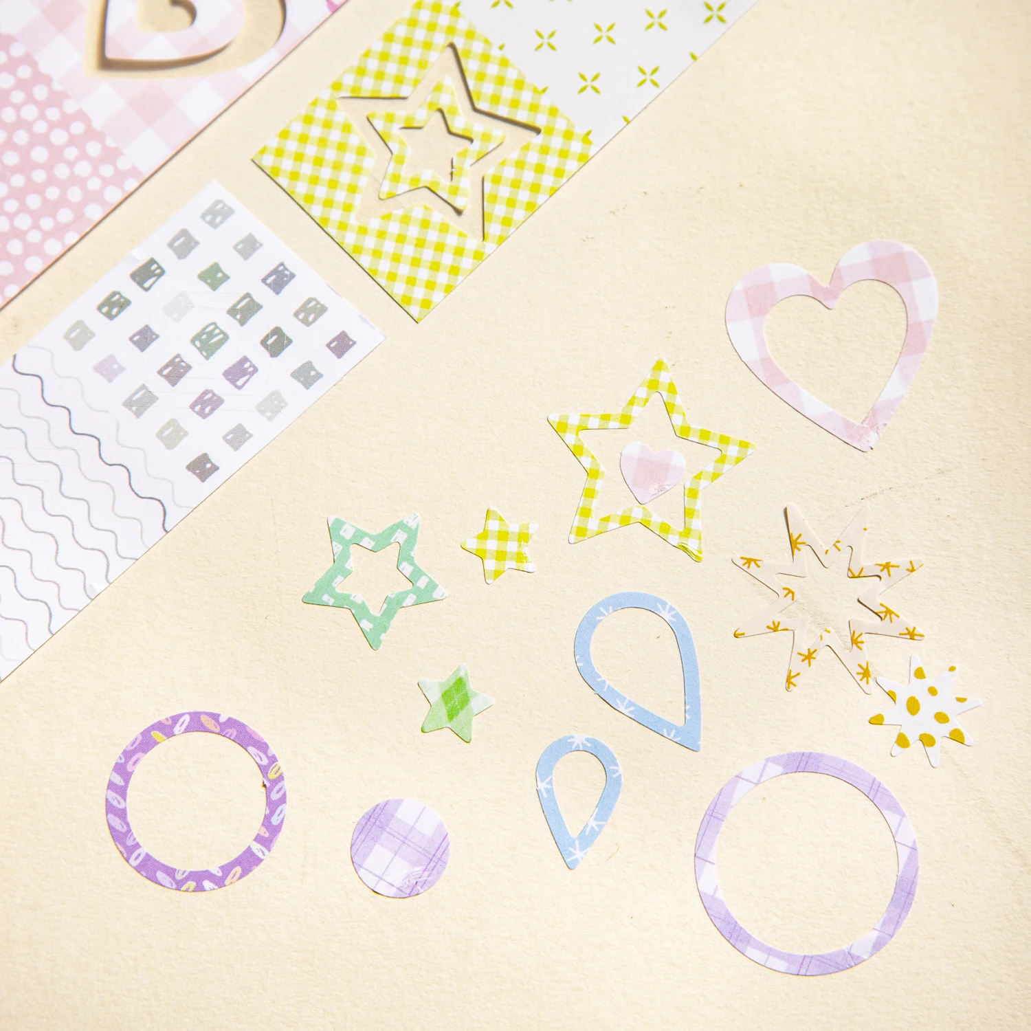 30mm*200cm Back To The Starting Point Series Cute Basic Pattern Landscape Tape Creative DIY Journal Material Collage Stationery