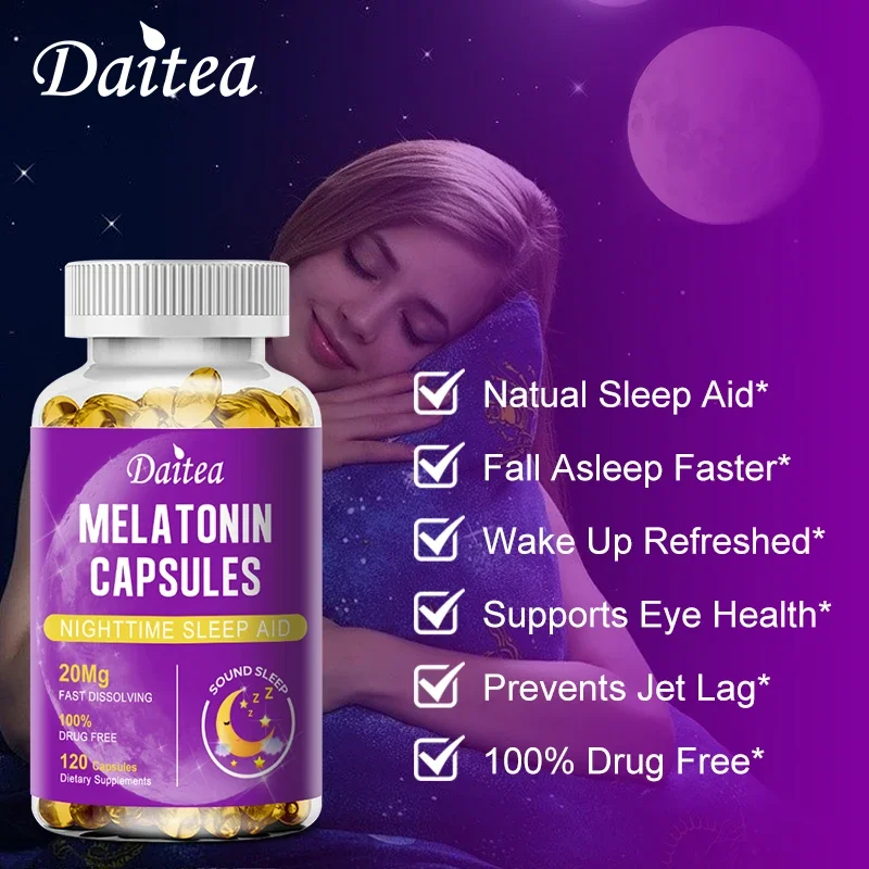 Melatonin Can Help Improve Sleep Quality,Relieve Insomnia, Shorten Wake-up Time, Regulate Rhythm, and Improve Sleep Quality