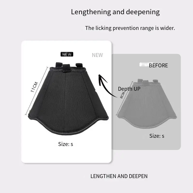 مخروط الحيوانات الأليفة بعد الجراحة لعام 2025 - طوق إليزابيث سميك للغاية للكلاب/القطط - طوق إلكتروني للاسترداد المقاوم للعض (بالجملة بالجملة) #5