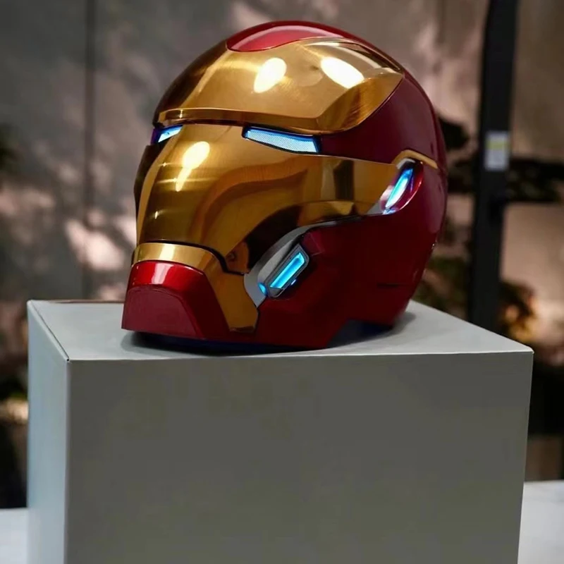 Iron Man Mk50 RC casque portable déformation à commande vocale autour des figurines dérivés d'animation modèle jouet Cosplay cadeau
