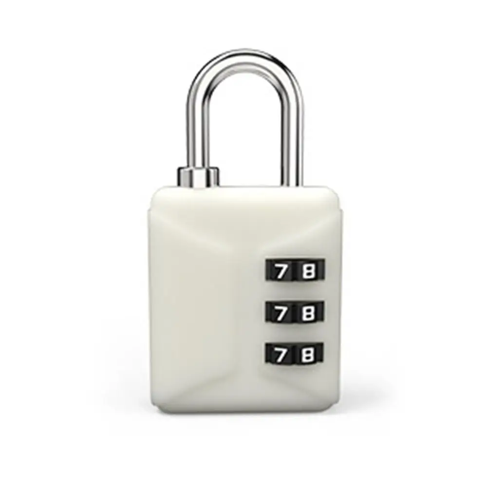 Mini Combination Lock Travel Password Lock Backpack Zipper Lock Luggage Padlock Dormitory Cabinet  Lock