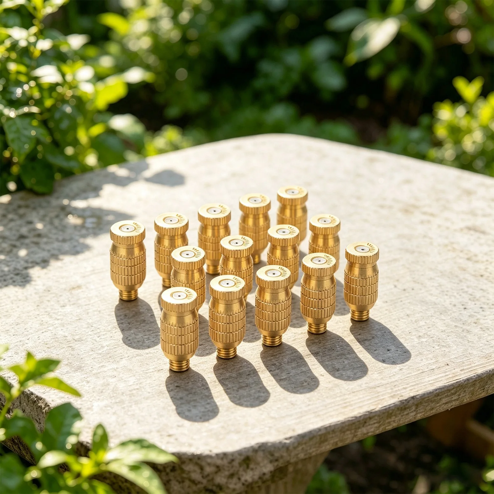 Spray Head Atomizing Nozzle Brass Outdoor Patio Misting Cooling System Misting Nozzle Spray Head Watering Equipment