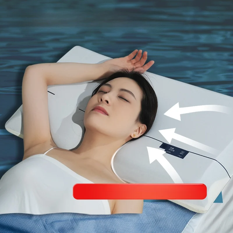 

Подушка из пены с эффектом памяти, медленно восстанавливающая форму, для глубокого сна, детская, с поддержкой шеи, для улучшения сна, прямоугольная, для одного человека