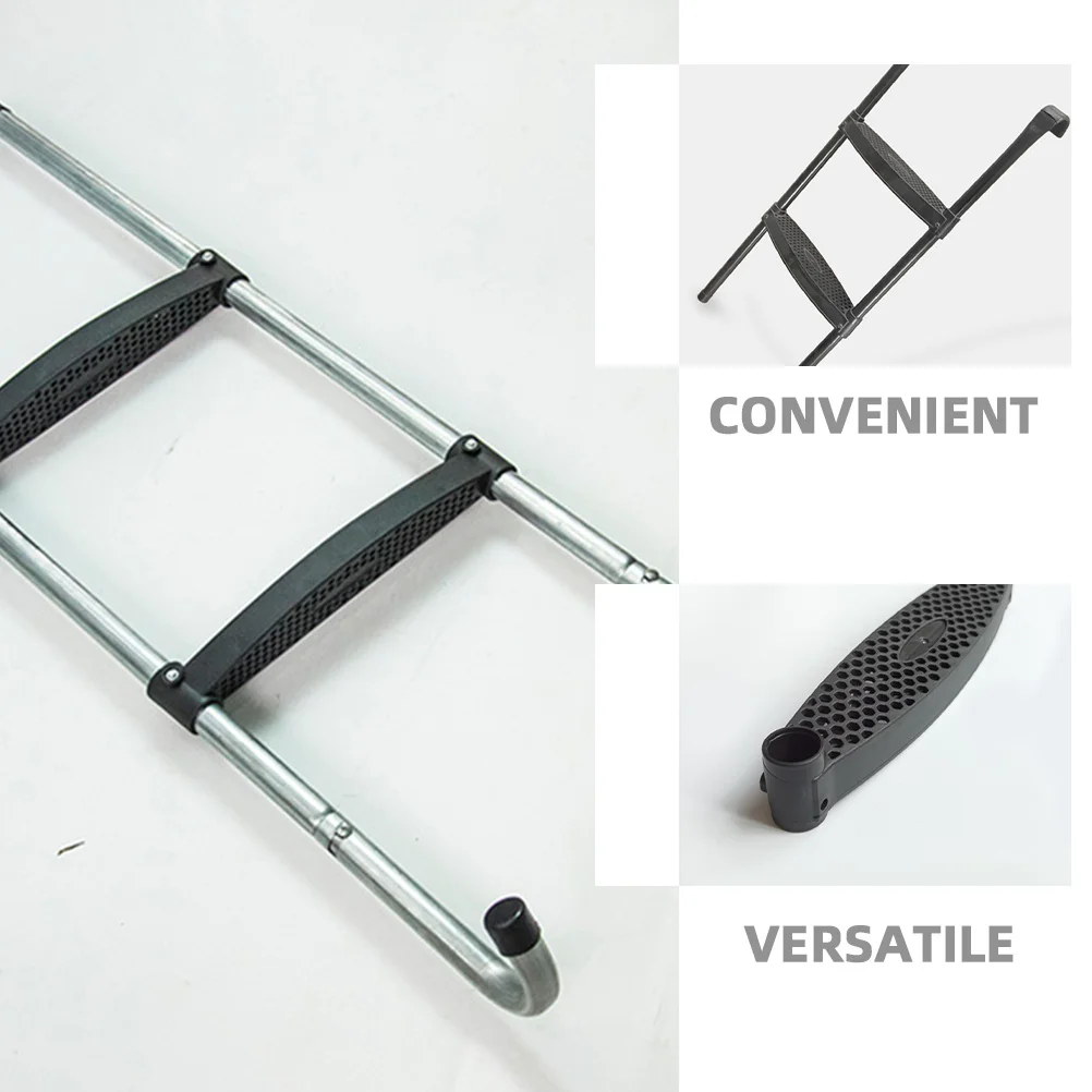 แผ่นรองบันไดพลาสติกกันลื่น 2 ชิ้น สำหรับเปลี่ยนใช้กับบันไดแทรมโพลีน บันไดเตียงสองชั้น เตียงลอฟท์ อุปกรณ์เสริมรถบ้าน