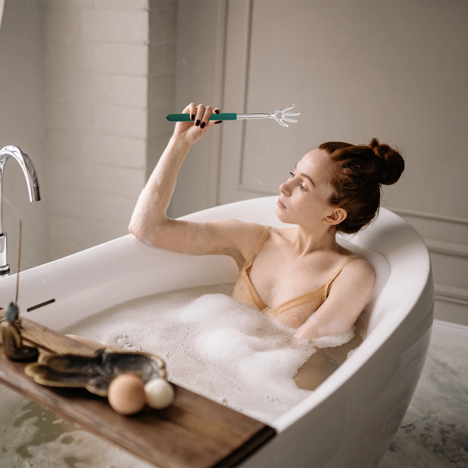 

3pcs Stainless Steel Back Scratchers Retractable Portable Scratching Tool For Itch Relief Back Massager Claw Practical Scratcher