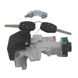 AL205 IGNITION SWITCH LOCK BARREL TRANS 2 KEYS WITH 46 CHIP FOR HONDA CIVIC 06-08