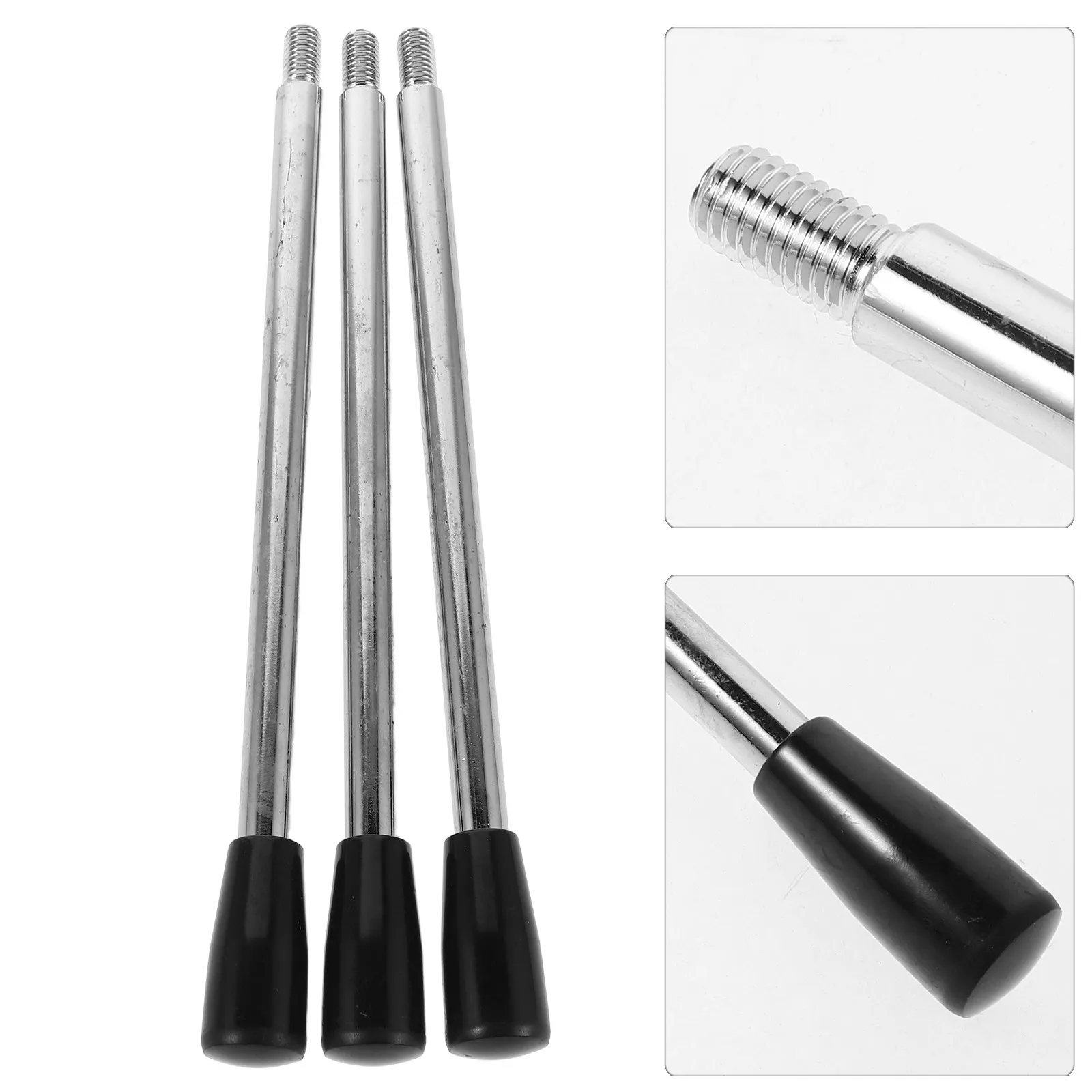 2Pcs Machine Handle Bar M8 Precision Drill Press Replacement Handle Ergonomic Clamping Grip for Woodworking Metalworking