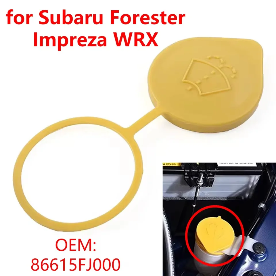 Car Windshield Wiper Water Tank Bottle Cap Cover 86615FJ000 For Subaru Crosstrek Forester Impreza WRX STI Replacement Accessorie
