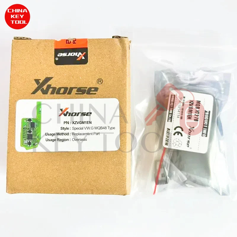 1PCS Xhorse XZVGM1EN MQB48 Special PCB Board 3 Buttons Exclusively for VW Model With Key Shell
