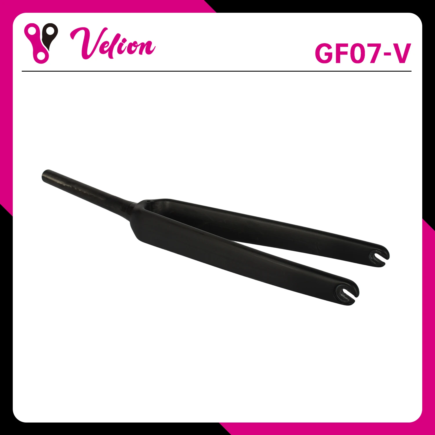 

GF07-V Newest T1000 Full Carbon Road Bike Fork Bike 700C V Brake Tapered 28.6-39.8mm Carbon Fiber Bicycle Fork for 700x32C Tires