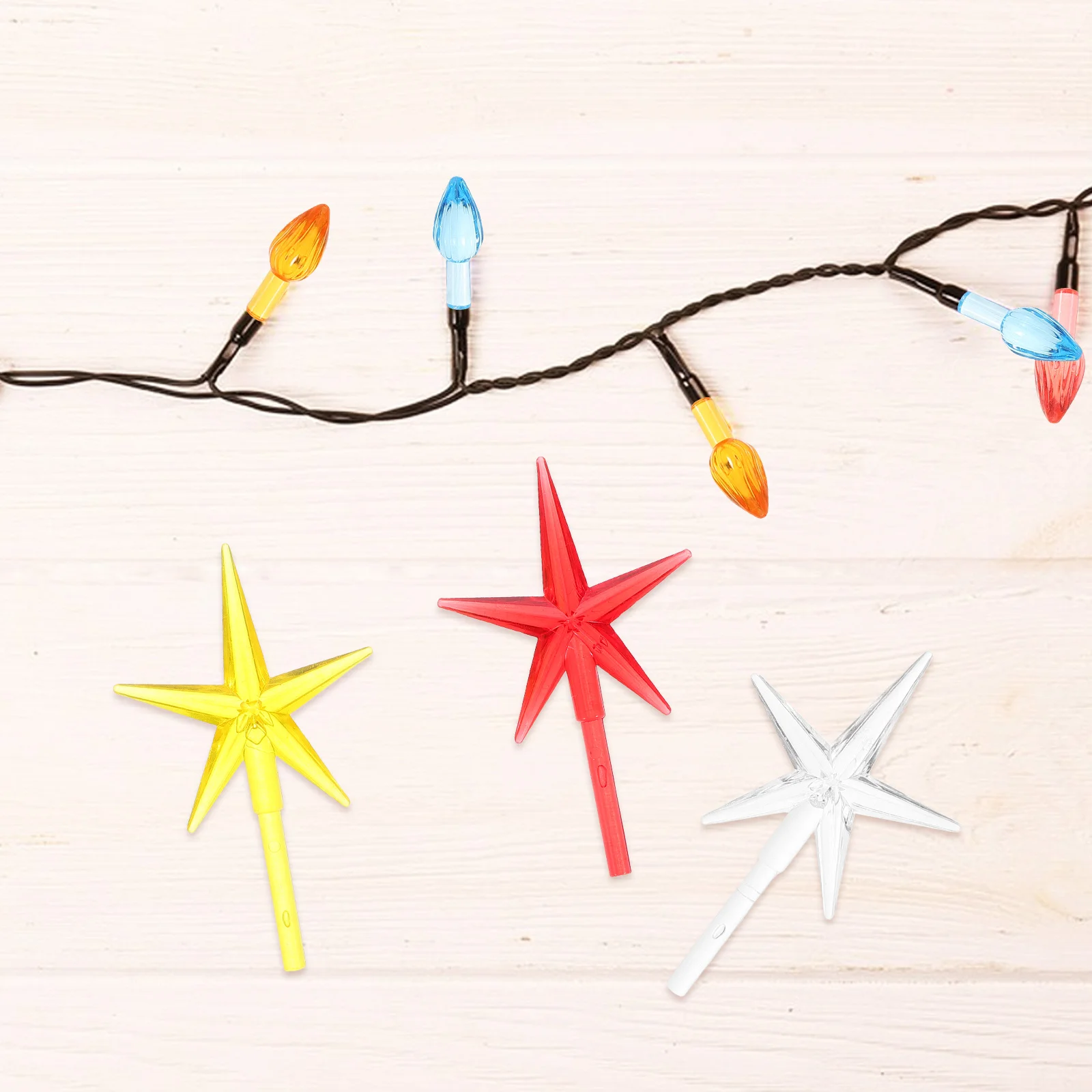 1 مجموعة متعدد الألوان عطلة سلسلة ضوء استبدال المصابيح البلاستيكية فناء في الهواء الطلق جارلاند ديكور مشرق عيد الميلاد #5