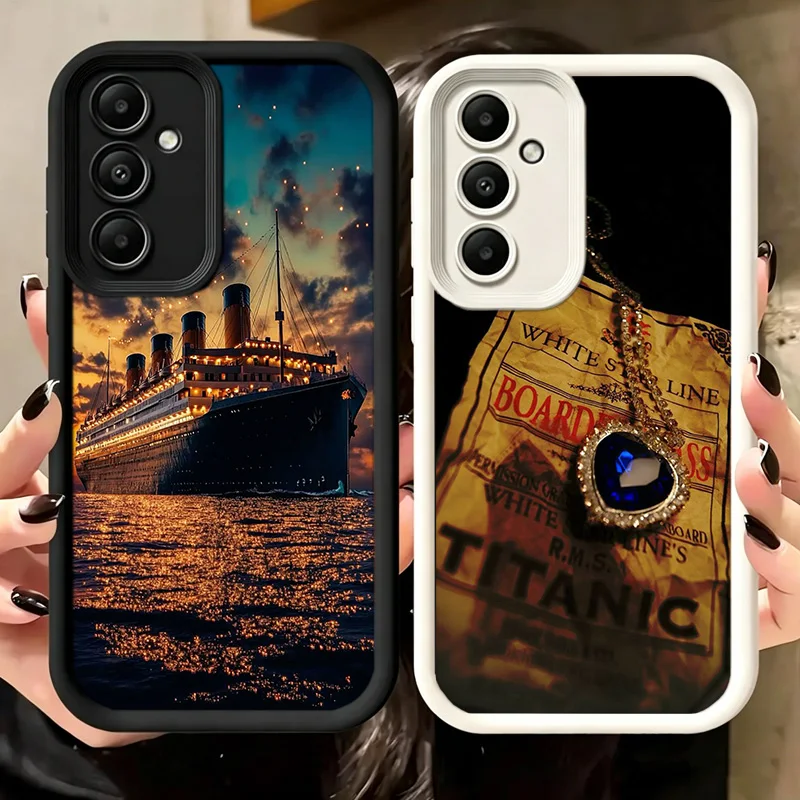 T-Titanics Movie Phone Case For Samsung A17 A27 A57 A16 A26 A36 A56 A15 A25 A35 A55 A05S A06 A07 Galaxy M15 M16 M23 M34 M36 M54