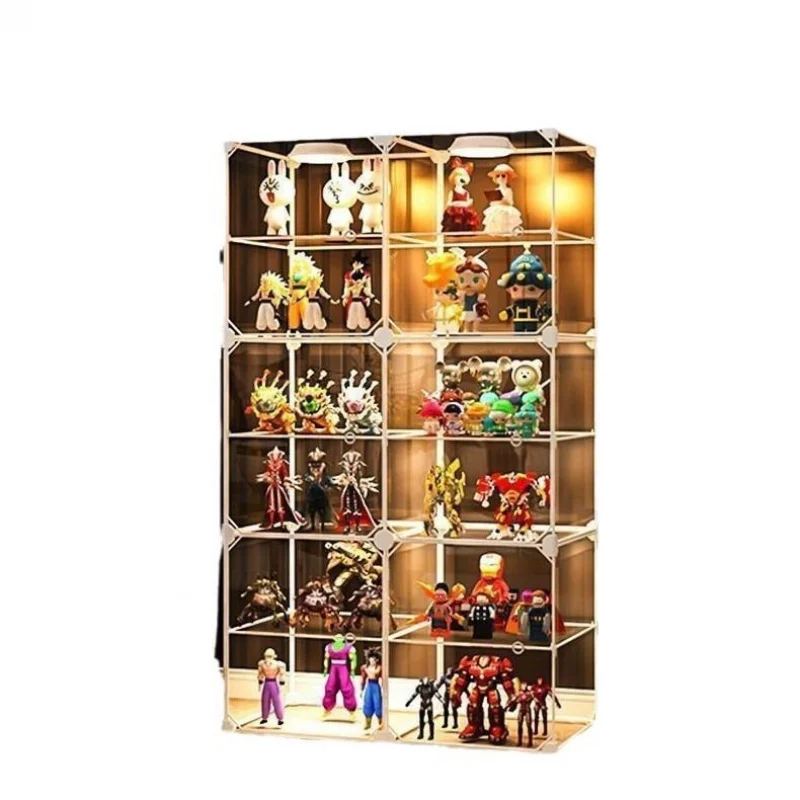 

Custom. Transparent Display Cabinet Figures, Model Display Cabinet, Large Capacity Toy Display Stand, Storage