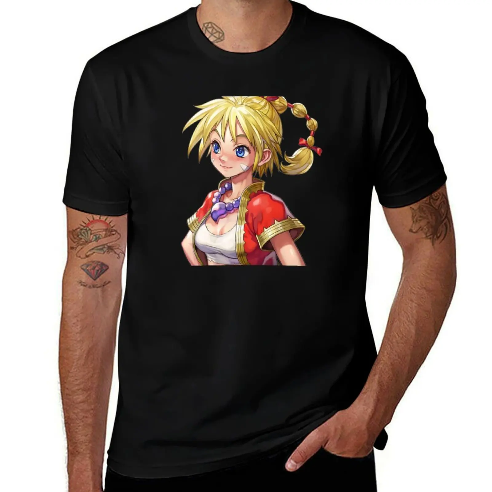 Chrono Cross Kid Profile T-Shirt Classic Print Short Sleeve Shirt T-Shirt