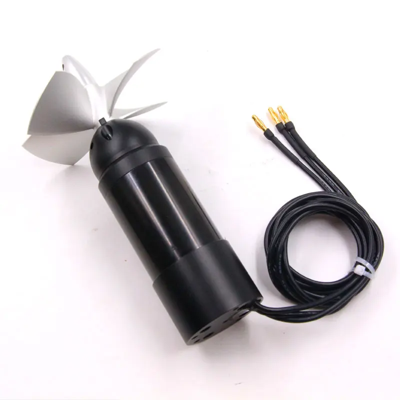 Underwater Brushless Thruster 20KG Thrust 1200W Max Power 12V/24V/48V Waterproof Brushless Motor for ROV Diving Scooter Boat