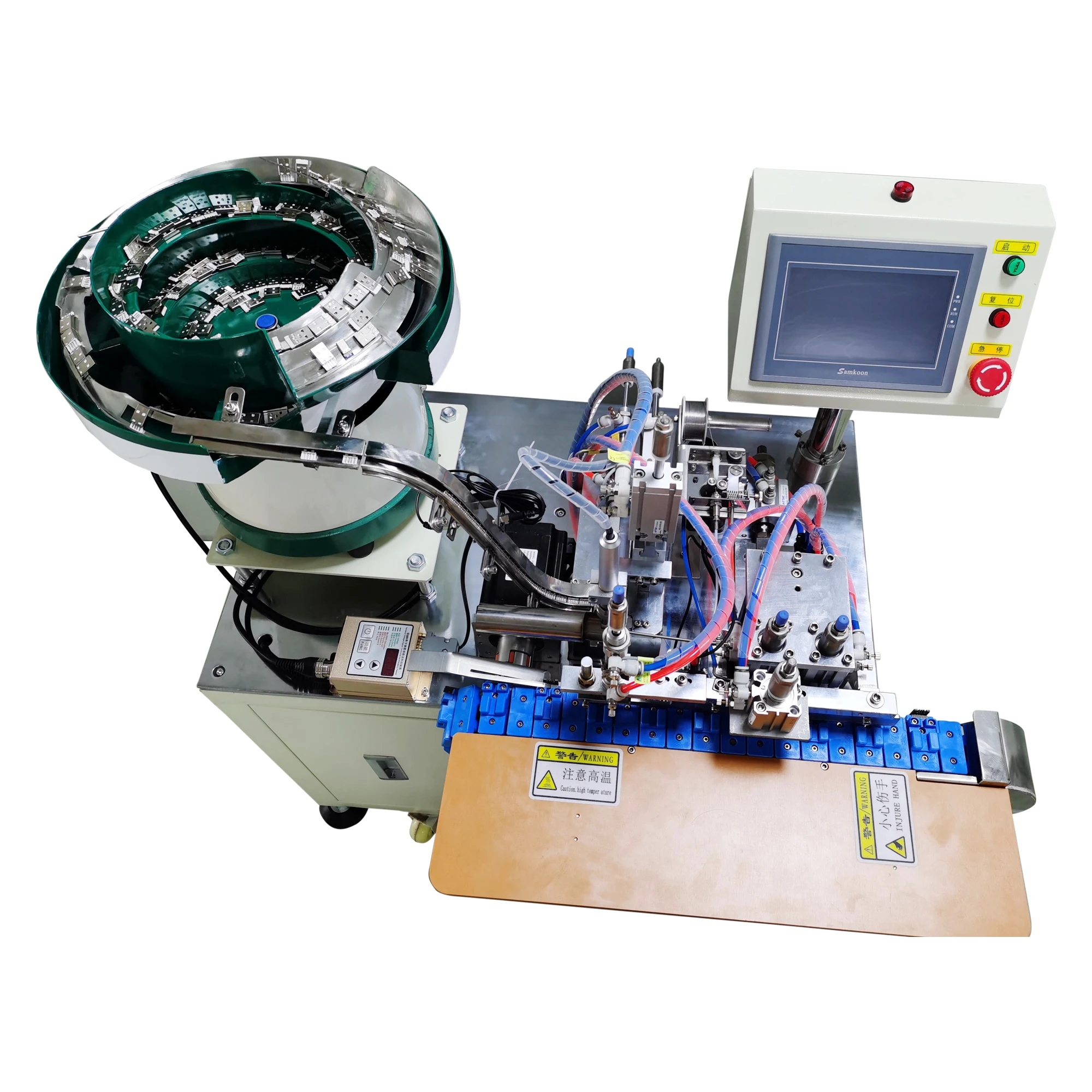 USB cable manufacturing equipment automatic USB connector LED chips Christmas light soldering machine