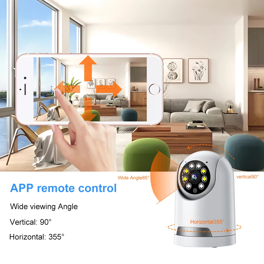 V380 Pro 3MP MINI kamera WIFI kryty CCTV inteligentna domowa bezprzewodowa kamera bezpieczeństwa dwa sposoby AUDIO