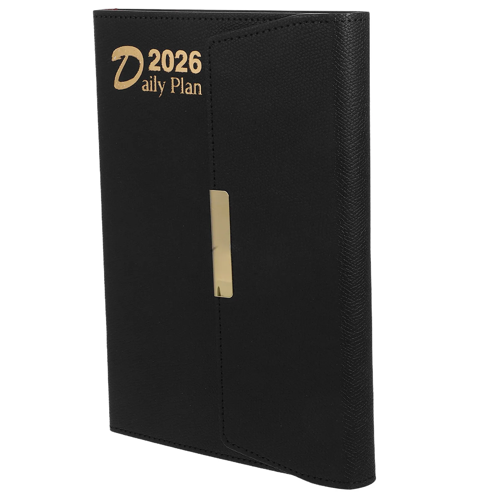 A5 Daily Planner 2026 Dated Monthly Index Professional Desktop Planner Portable Elegant Design for Business Office School