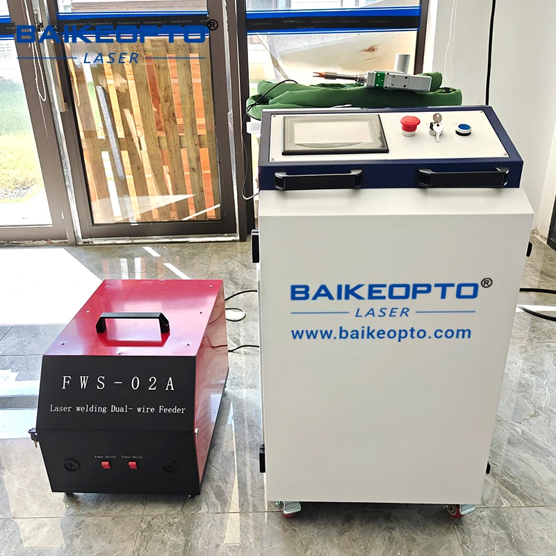 Portable five in one welding machine with dual swing width adjustment and dual wire feeding synchronous aluminum/iron/stainless