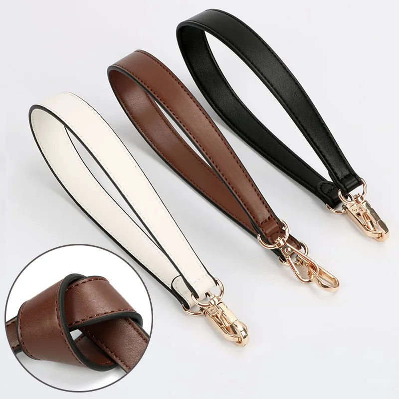 High Quality Artificial Leather Bag Strap Wide Handbags Handles For Handbag Short Bag Strap Purse Strap Replacement Bag Belt