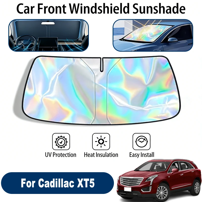 

Windshield Sun Shade For Cadillac XT5 Foldable UV Reflective Front Window Sun Protection Cover Accessories