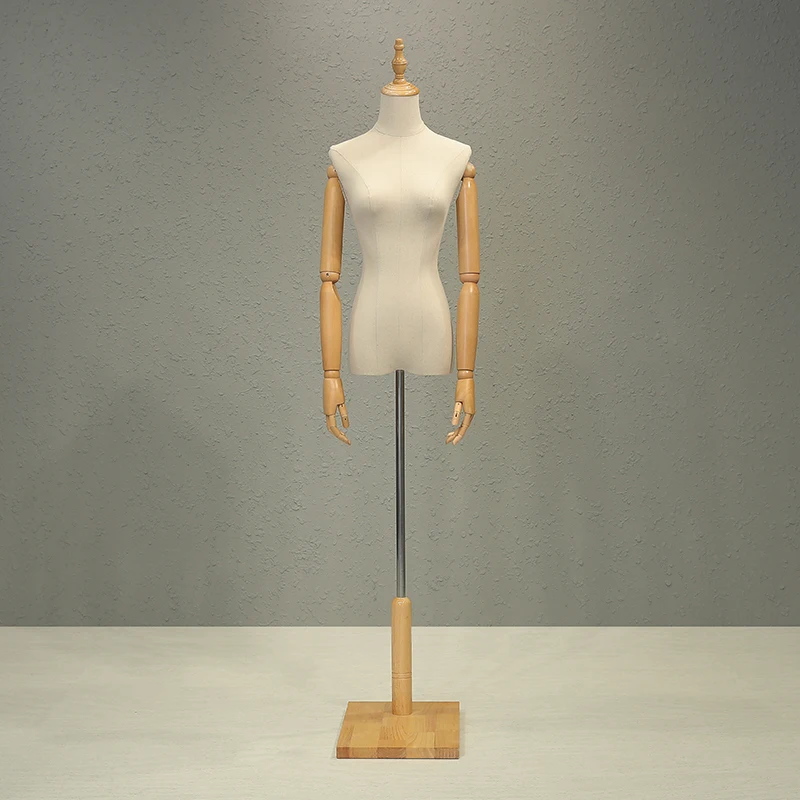 Female Dress Form Mannequin for Window Display Half Body Model for Wedding Dresses Hangers Photography Clothing Display Stand