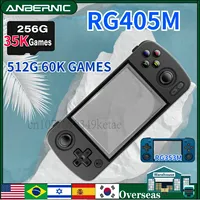 ANBERNIC RG405M Handheld Game Console Android 12 System Unisoc Tiger T618 OLED Touch Screen with Hall Joyctick Gifts PSP Gift