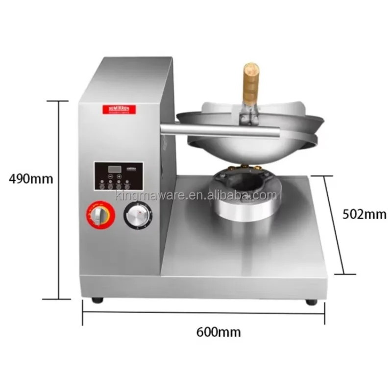 High Quality Fried Vegetable Chinese Food  Wok Machine/ Automatic Cooking Wok Pot Kitchen Robot Cooking Machine
