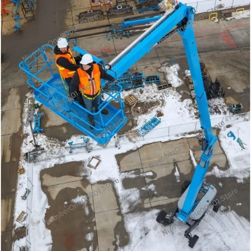 Self-propelled Straight-arm Bridge Type Aerial Work Platform Self-propelled Folding Arm Lift Straight Arm