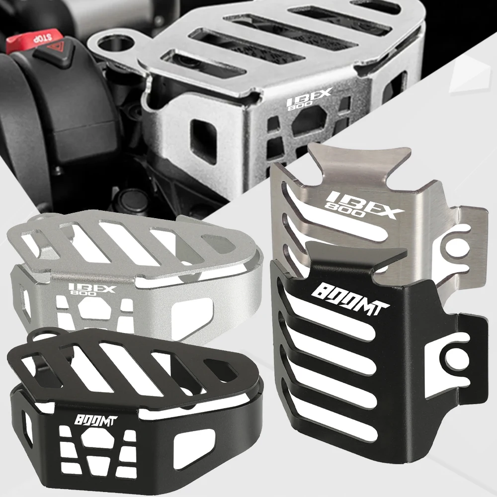 

For CFMOTO CF MOTO 800MT-X 800MTX 800 MTX 800 MT-X 2024 2025 Motorcycle Front Rear Brake Fluid Reservoir Guard Cover Protector