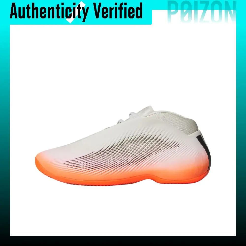 Adidas Additive Basketball Shoes Unisex White Orange LC4118