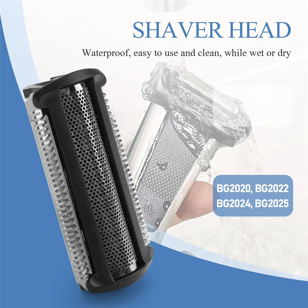 BG2000 Replacement Trimmer/Shaver Foil Head for Philips Norelco Bodygroom BG7040 BG7030 BG5025 BG2039