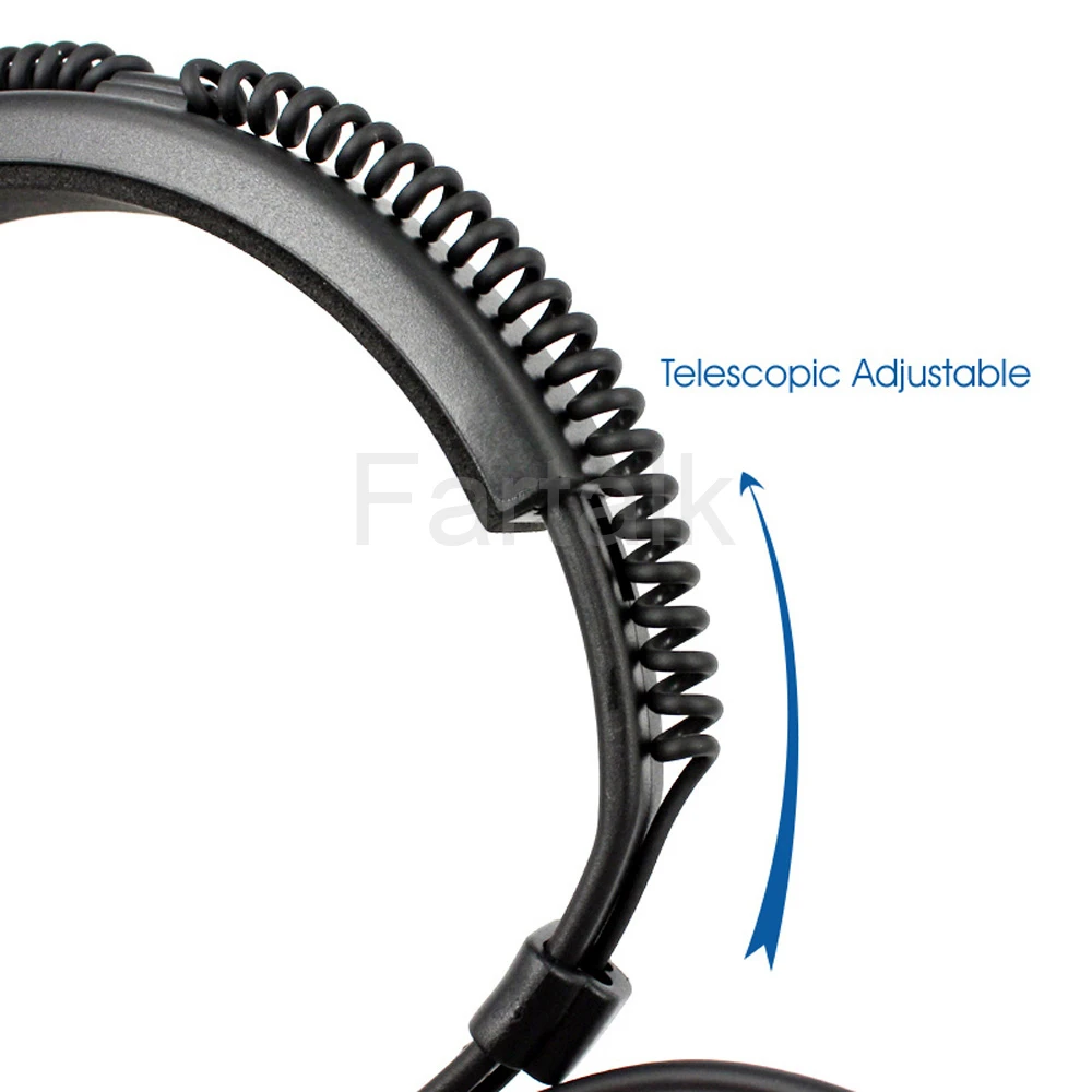 Telescopic Throat Vibration Mic for Sepura STP8000 STP8030 STP8035 STP8038 STP8040 STP8080 Walkie Talkie Headset Earpiece