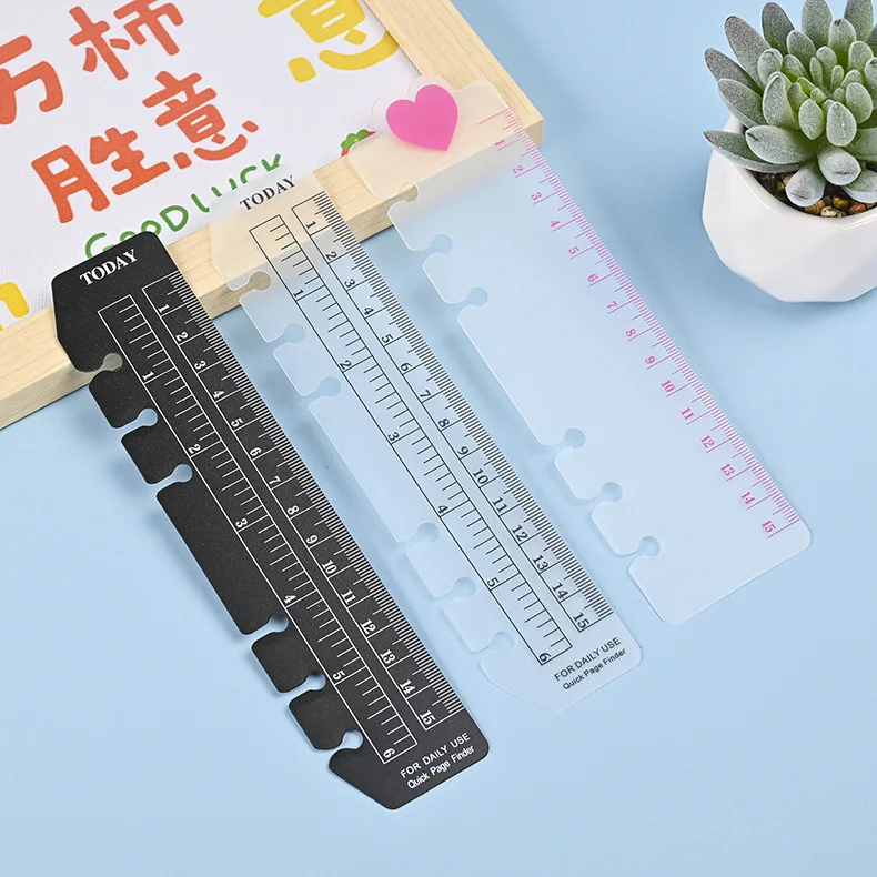 A6 Ruler PP Matt Frosted Planner Agenda Dokibook For 6 Holes Loose Leaf Spiral Notebook Organizer