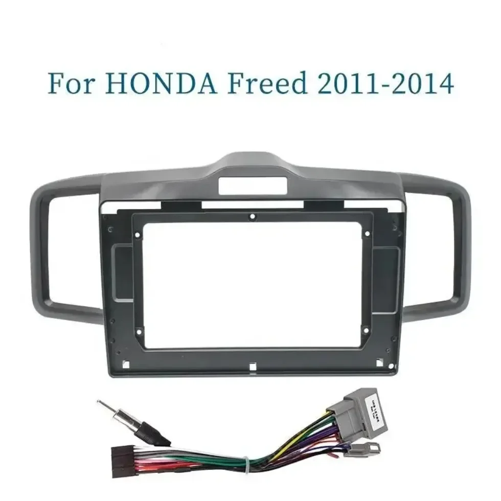 

Для Honda Freed 2011-2014 10,1-дюймовый автомобильный каркас, лицевой адаптер, Android-радио, комплект панели для приборной панели