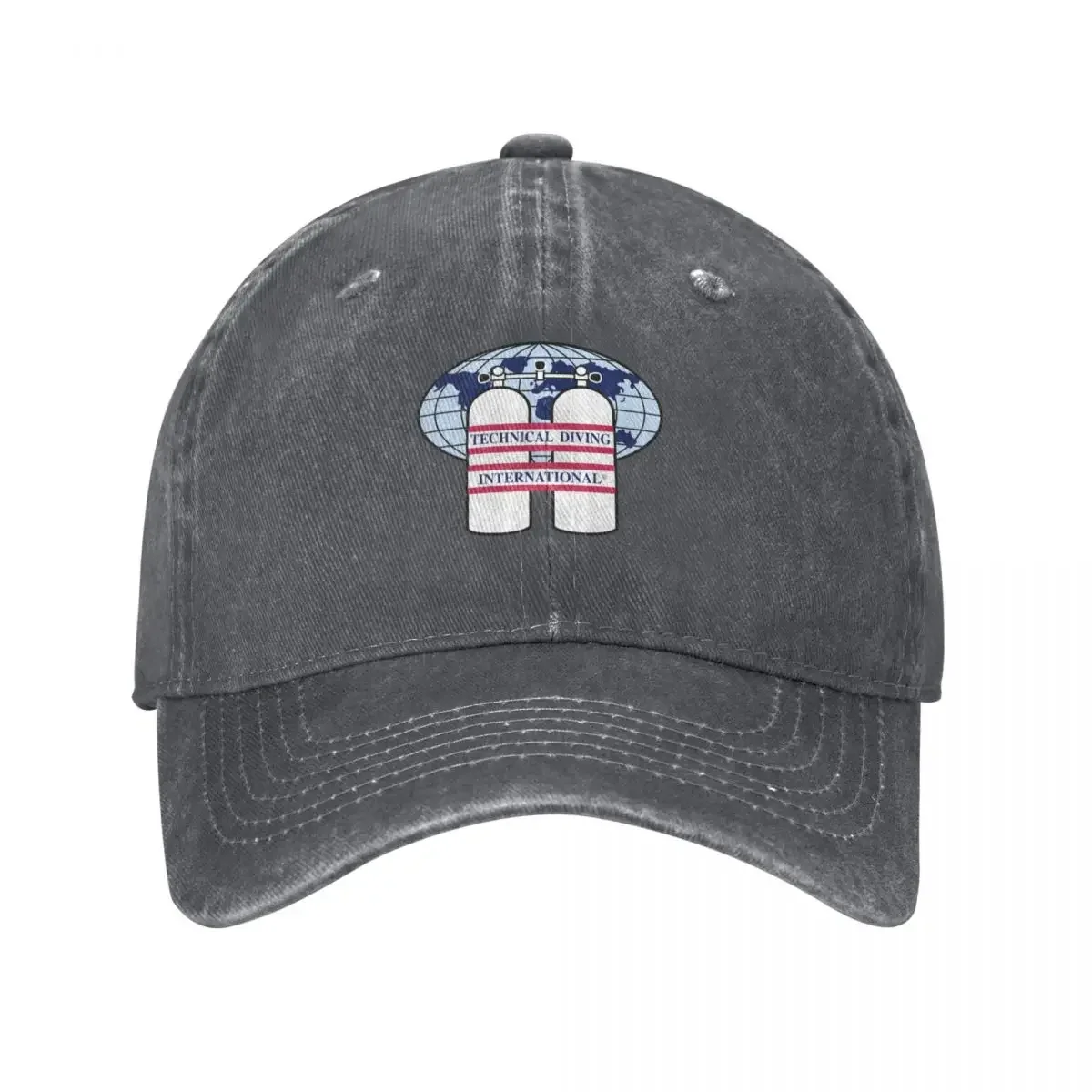 

Technical Diving International (TDI)- TDI Original Logo Merch Baseball Cap fishing hat Horse Hat Mens Tennis Women's