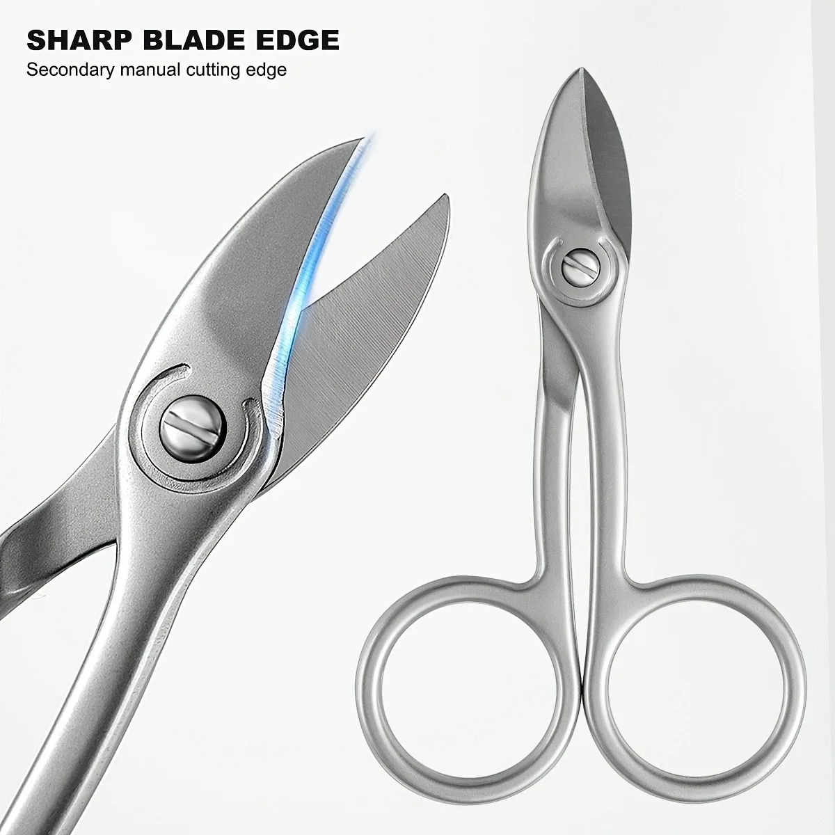 1Pcs Professional Pedicure Fingernail Toenail Clipper Nail Cutter Scissors Eyebrows Eyelash Multi-purpose Curved Blade Manicure