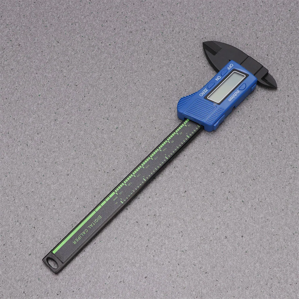 

1Pcs Digital Caliper Professional Carbon Fiber Measuring Tool LCD Screen Electronic Gauge Inch Mm Ruler Precision