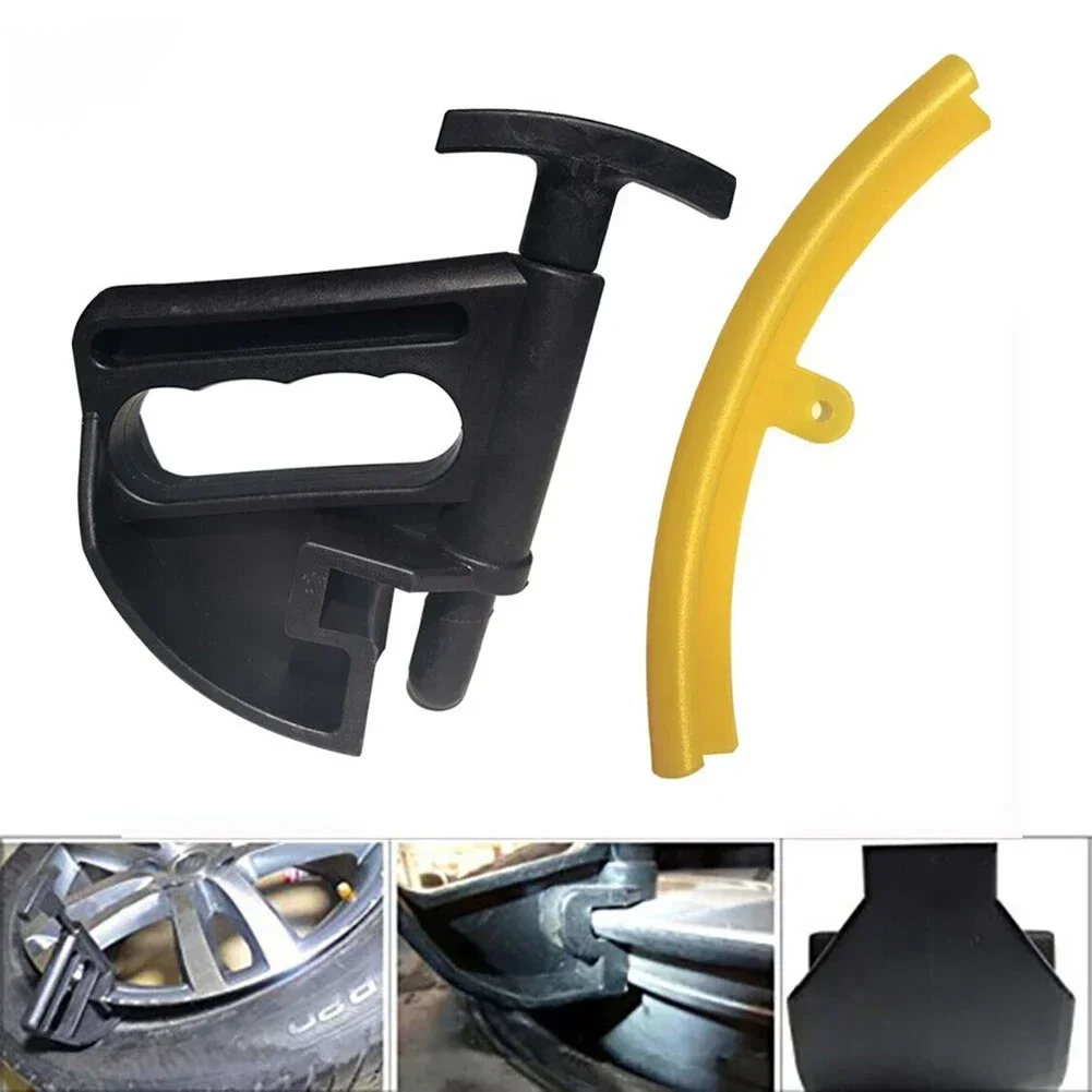

Protective Cover Tire Changer 2X Black+Yellow Durable New Plastic.Universal Practical Changing Bead Clamp Drop USEFUL