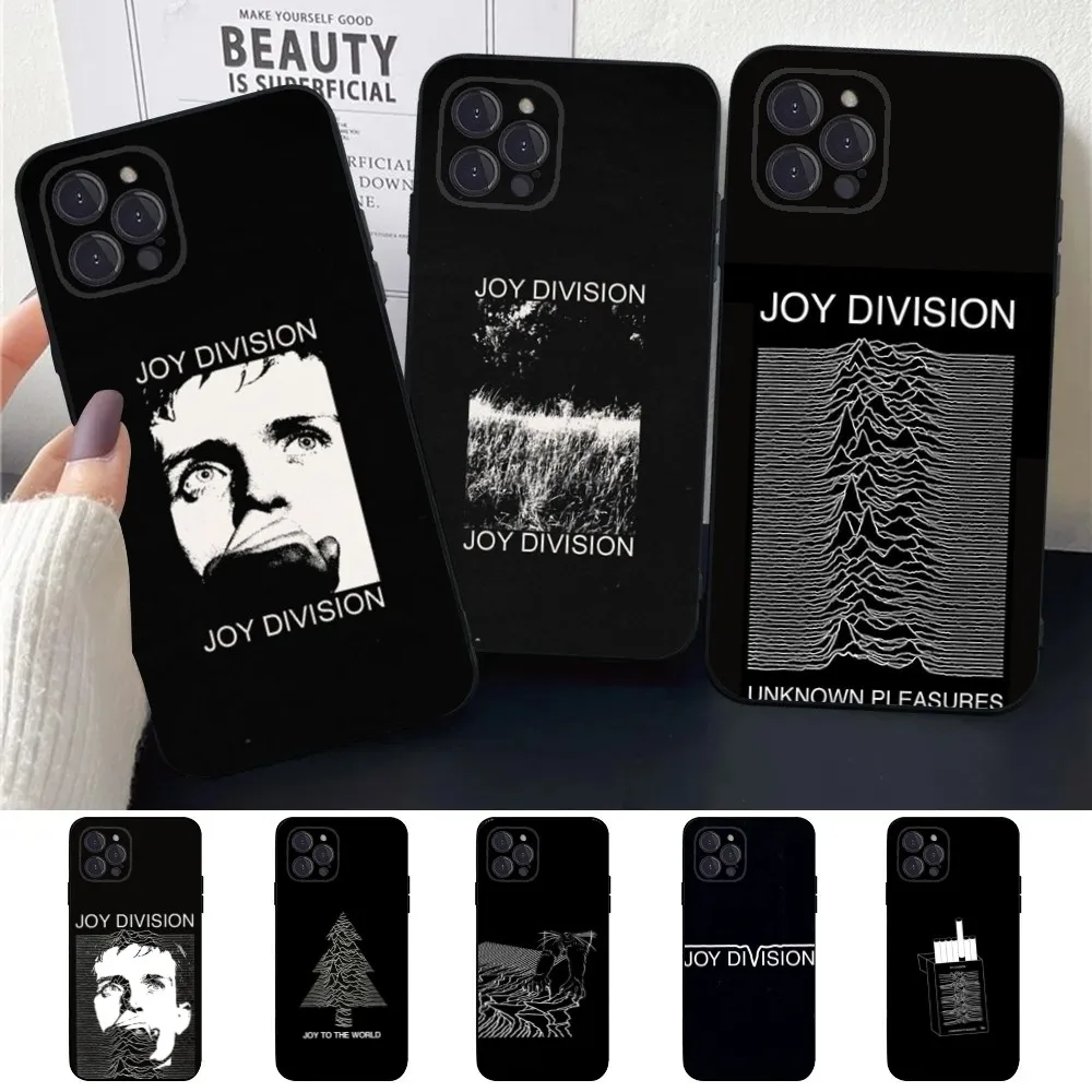 Чехол для телефона J-Joy Division для Apple iPhone 15,14,13,12,11,XS,XR,X,8,7,Pro,Max,Plus, черный силиконовый мини-Чехол
