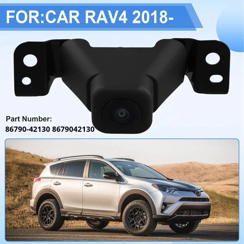 

New Front View Camera Park Assist 86790-42130 8679042130 For Toyota RAV4 2018- Front Image Camera Assembly