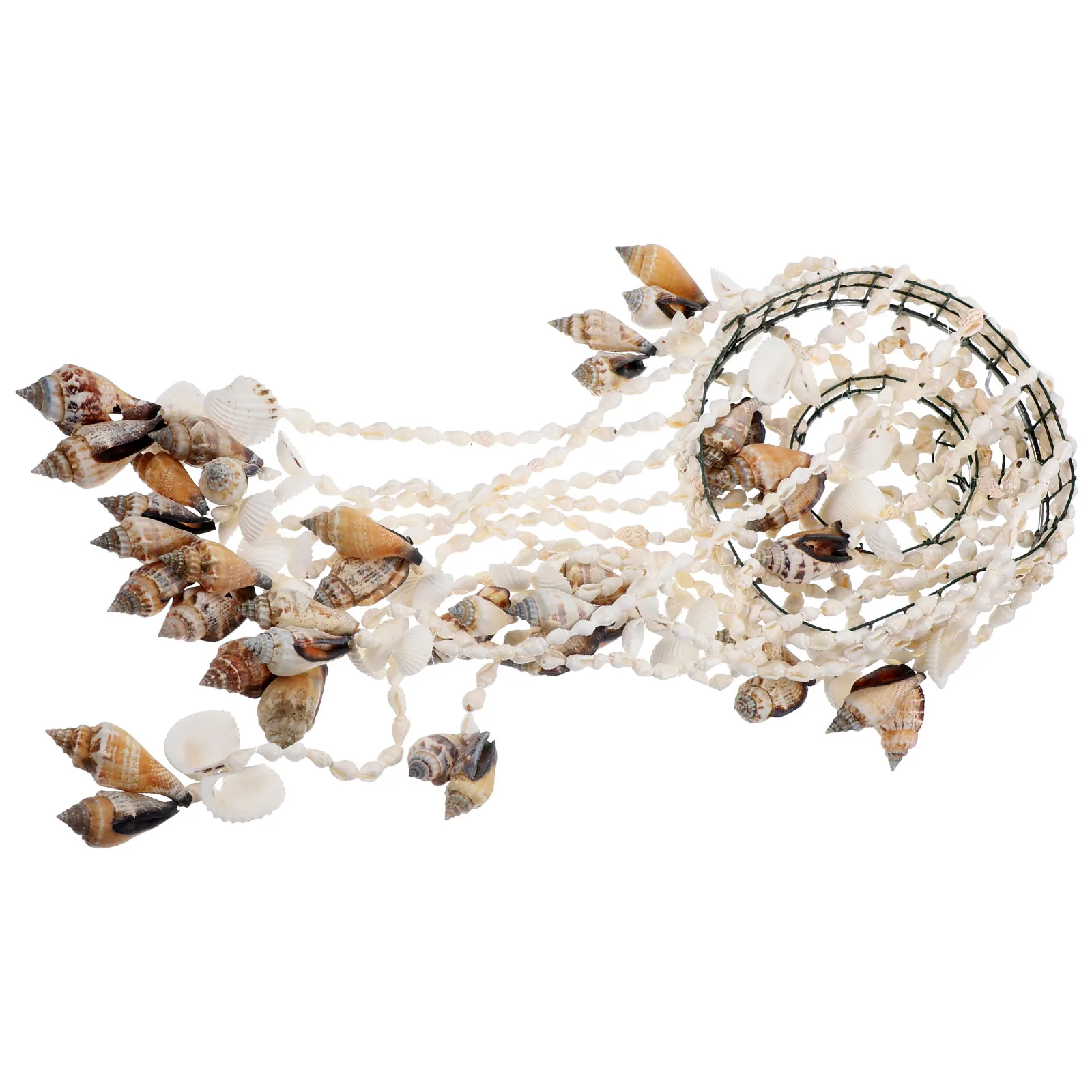 

Stylish Conch Shell Wind Chime Durable Material Bedroom Garden Decor Seashell Wall Hanging Ornaments Home Accessories