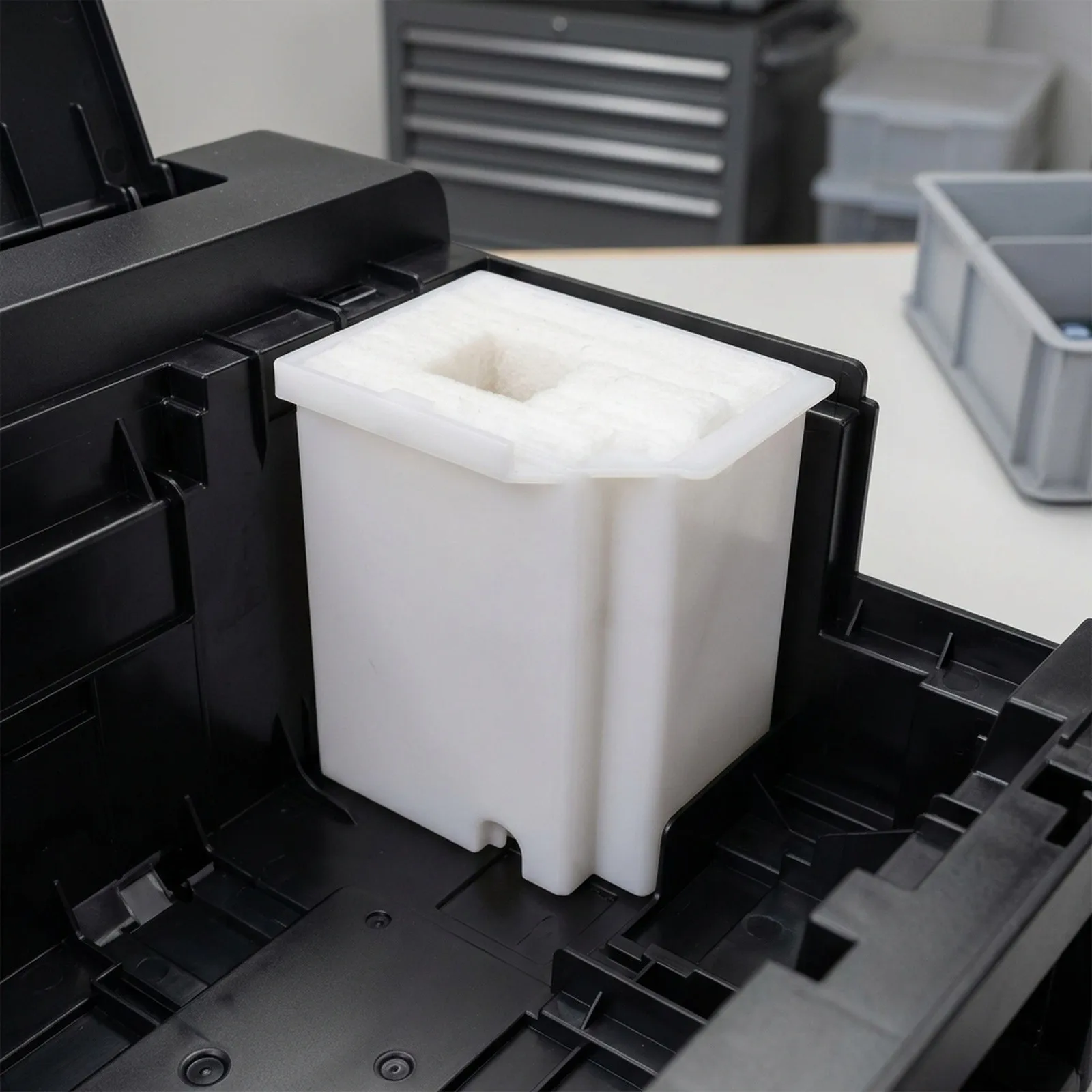 2 Pcs ET-2710 Waste Ink Tank Absorber Sponge Collection Box For L3115 L3151 L5198 L3118 Replacement Waste Ink 2