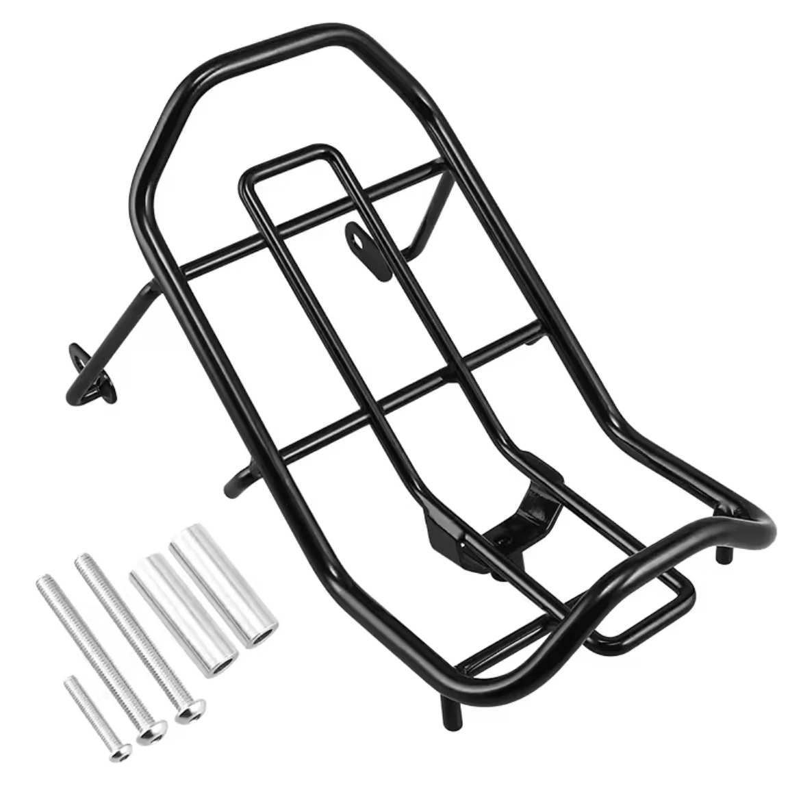 Middle Mount Luggage Rack for Honda Hunter Cub CT125 JA65 JA55, Motorcycle Center Storage Shelf Bracket, Retro Cargo Holder for