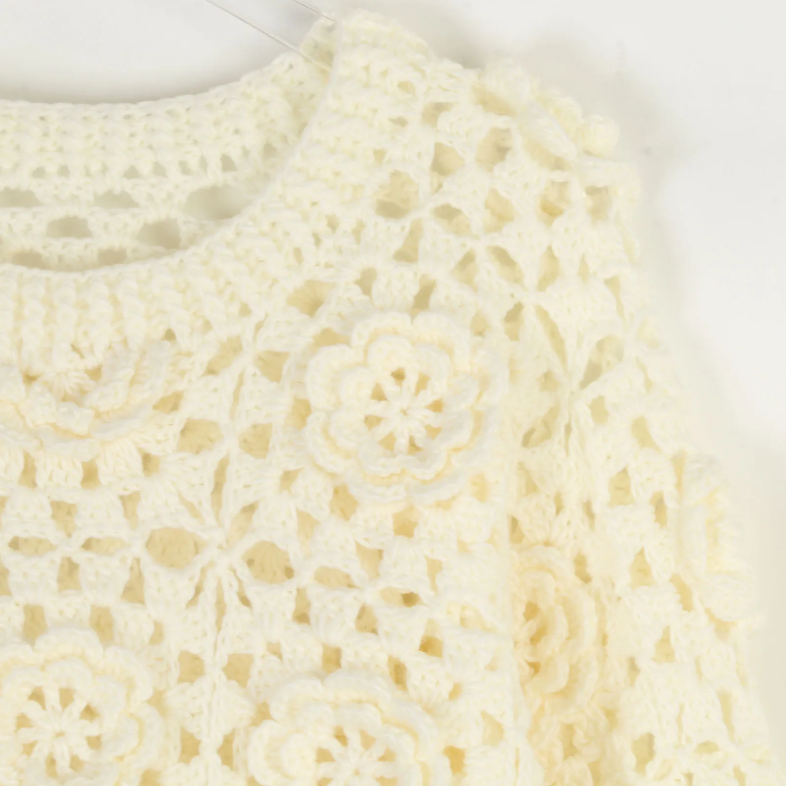 Koreanische Blume Häkeln Pullover Pullover frauen Rundhals Aushöhlen Haken Sanfte und Dünne Herbst Lange ärmeln Gestrickte Pullover