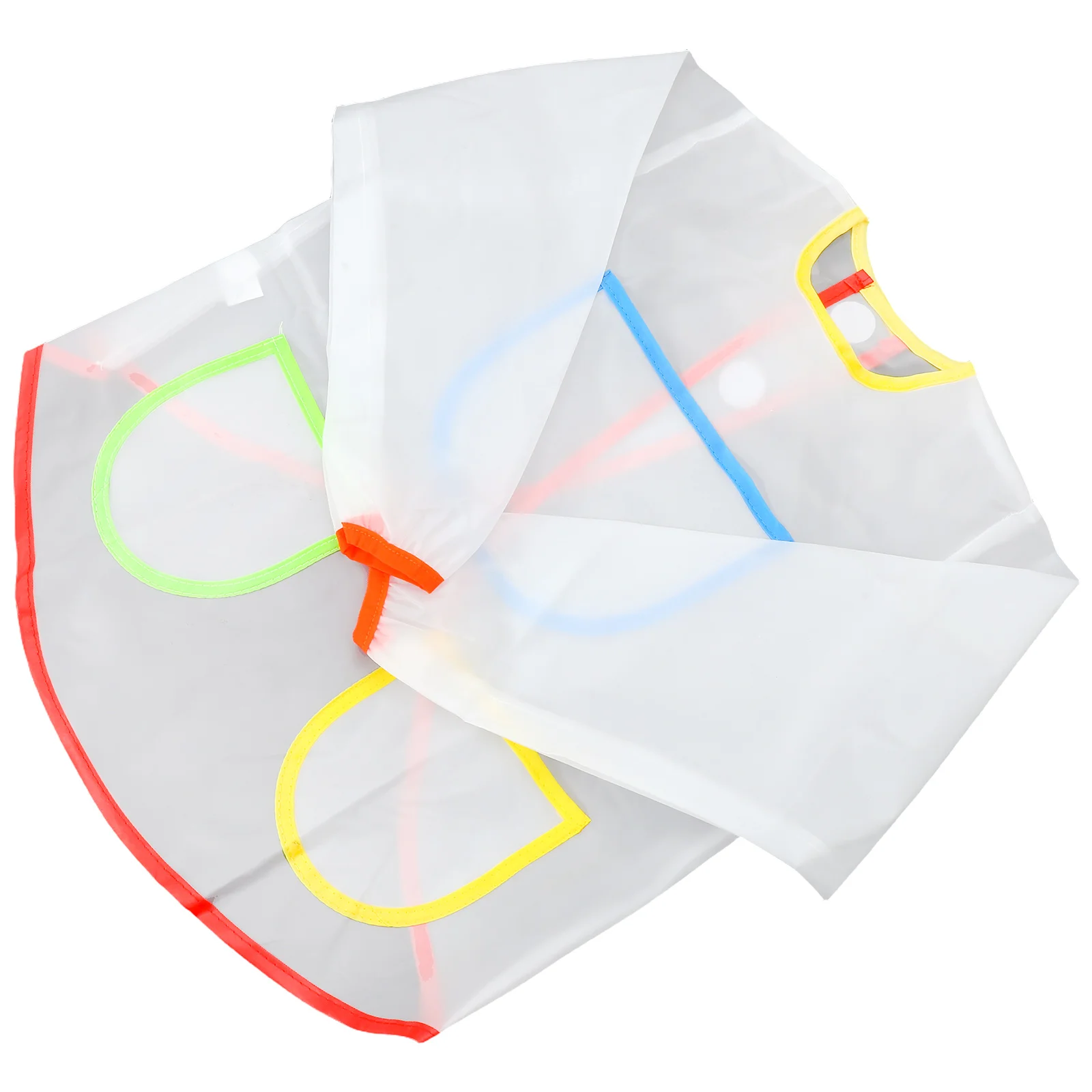 

Waterproof Long Sleeved Painting Apron with 3 Large Pockets Easy Wear Hook Loop Seal Protective Smock