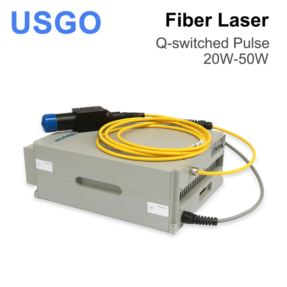 USGO Raycus 20W-50W Q-switched Pulse Fiber Laser Series GQM 1064nm High Quality Laser Marking Machine DIY PART